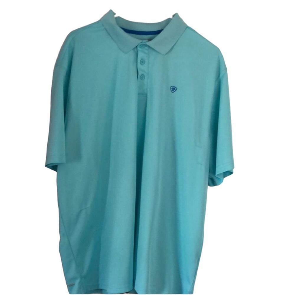 Men’s collar Ariat heat series short sleeve spring collar shirt